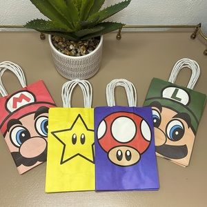 Mario Brothers Birthday Gift Bags 22 ct